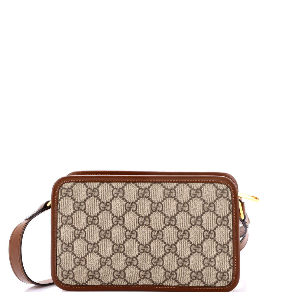 Gucci Mini Interlocking G Patch Camera Bag Gg Coa… - image 3